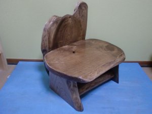 画像1: 桐の椅子