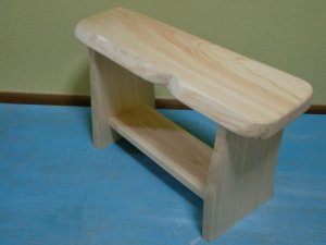画像3: 檜のベンチ