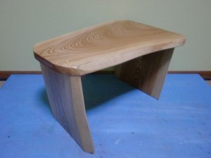 画像1: 欅椅子