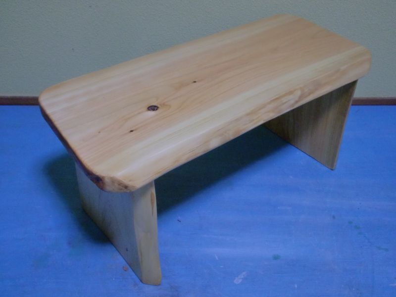 画像1: 檜椅子